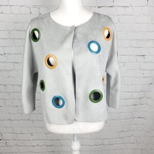 Adore Multi Colored Grommet Jacket